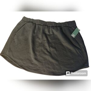 Wild Fable Mini Skirt NWT Size 2X Black with Pockets